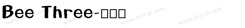 Bee Three字体转换